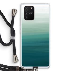 CaseCompany Ocean: Samsung Galaxy S10 Lite Transparant Hoesje met koord