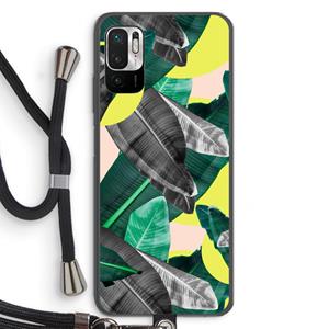 CaseCompany Fantasie jungle: Xiaomi Redmi Note 10 5G Transparant Hoesje met koord