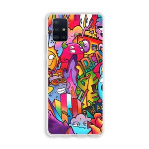 CaseCompany Dreams: Galaxy A51 4G Transparant Hoesje