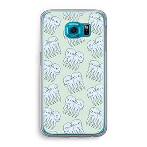 CaseCompany Octopussen: Samsung Galaxy S6 Transparant Hoesje