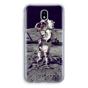 CaseCompany Spaceman: Samsung Galaxy J5 (2017) Transparant Hoesje
