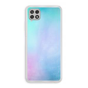 CaseCompany mist pastel: Samsung Galaxy A22 4G Transparant Hoesje