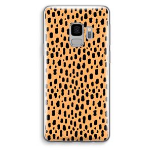 CaseCompany Panter: Samsung Galaxy S9 Transparant Hoesje