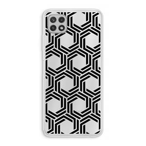 CaseCompany Geometrisch patroon: Samsung Galaxy A22 4G Transparant Hoesje