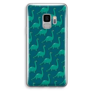 CaseCompany Diplodocus: Samsung Galaxy S9 Transparant Hoesje