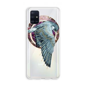 CaseCompany Golden Falcon: Galaxy A51 4G Transparant Hoesje