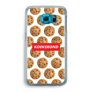 CaseCompany Koekerond: Samsung Galaxy S6 Transparant Hoesje
