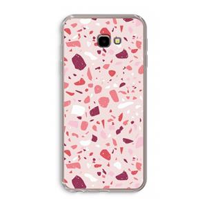 CaseCompany Terrazzo N°15: Samsung Galaxy J4 Plus Transparant Hoesje