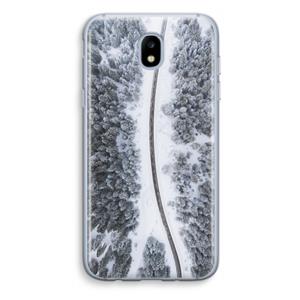 CaseCompany Snøfall: Samsung Galaxy J5 (2017) Transparant Hoesje
