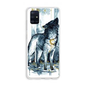 CaseCompany Bleeding Soul: Galaxy A51 4G Transparant Hoesje