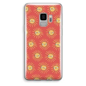CaseCompany Zon: Samsung Galaxy S9 Transparant Hoesje