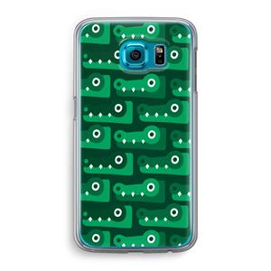 CaseCompany Crocs: Samsung Galaxy S6 Transparant Hoesje