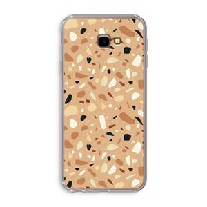 CaseCompany Terrazzo N°17: Samsung Galaxy J4 Plus Transparant Hoesje