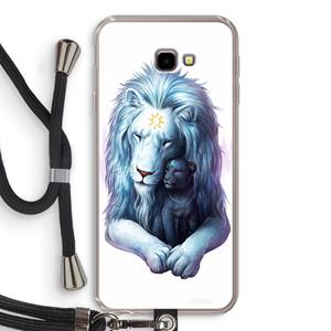 CaseCompany Child Of Light: Samsung Galaxy J4 Plus Transparant Hoesje met koord
