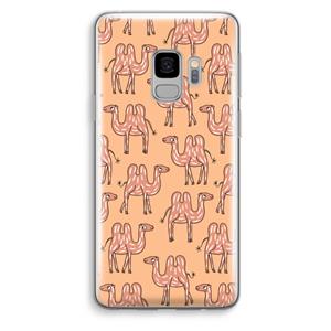 CaseCompany Kameel: Samsung Galaxy S9 Transparant Hoesje