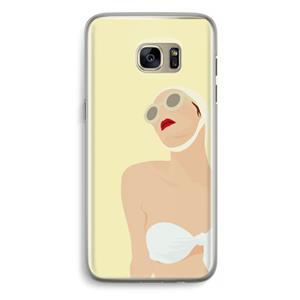 CaseCompany Summer: Samsung Galaxy S7 Edge Transparant Hoesje
