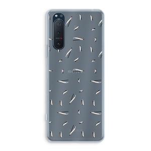 CaseCompany Hipster stripes: Sony Xperia 5 II Transparant Hoesje