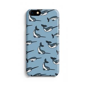 CaseCompany Narwhal: Volledig geprint iPhone SE 2020 Hoesje