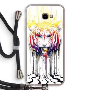 CaseCompany Fading: Samsung Galaxy J4 Plus Transparant Hoesje met koord