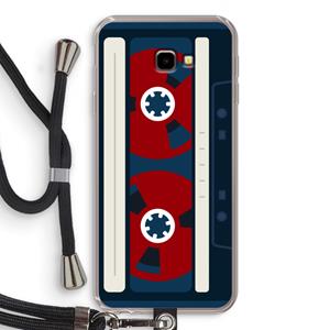 CaseCompany Here's your tape: Samsung Galaxy J4 Plus Transparant Hoesje met koord
