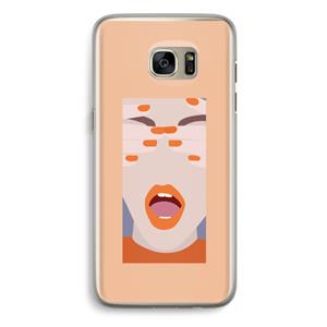CaseCompany Surprise: Samsung Galaxy S7 Edge Transparant Hoesje