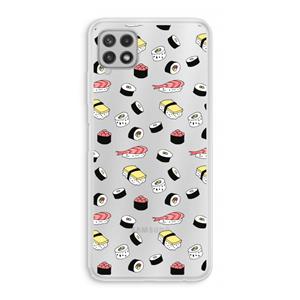 CaseCompany Sushi time: Samsung Galaxy A22 4G Transparant Hoesje