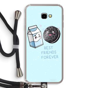 CaseCompany Best Friend Forever: Samsung Galaxy J4 Plus Transparant Hoesje met koord