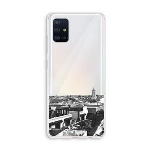 CaseCompany Marrakech Skyline : Galaxy A51 4G Transparant Hoesje