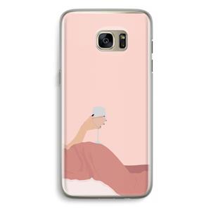 CaseCompany Wine: Samsung Galaxy S7 Edge Transparant Hoesje