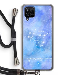 CaseCompany Sterrenbeeld - Licht: Samsung Galaxy A12 Transparant Hoesje met koord
