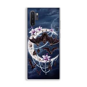 CaseCompany Vleermuizen Maan: Samsung Galaxy Note 10 Plus Transparant Hoesje
