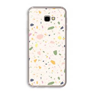 CaseCompany Terrazzo N°21: Samsung Galaxy J4 Plus Transparant Hoesje