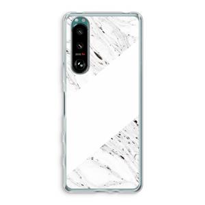 CaseCompany Biggest stripe: Sony Xperia 5 III Transparant Hoesje