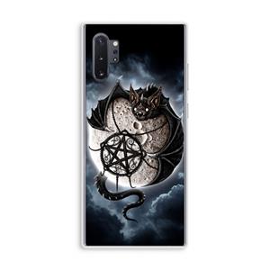 CaseCompany Volle maan: Samsung Galaxy Note 10 Plus Transparant Hoesje