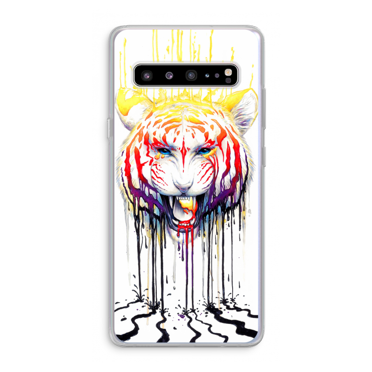 CaseCompany Fading: Samsung Galaxy S10 5G Transparant Hoesje