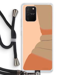CaseCompany Bikini: Samsung Galaxy S10 Lite Transparant Hoesje met koord