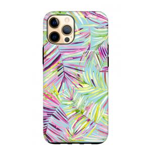 CaseCompany Tropical Palms Blue: iPhone 12 Pro Max Tough Case