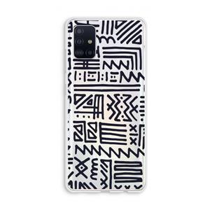 CaseCompany Marrakech print: Galaxy A51 4G Transparant Hoesje