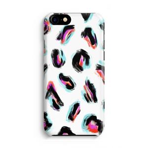 CaseCompany Cheetah color: iPhone 8 Volledig Geprint Hoesje