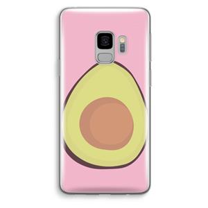 CaseCompany Avocado: Samsung Galaxy S9 Transparant Hoesje