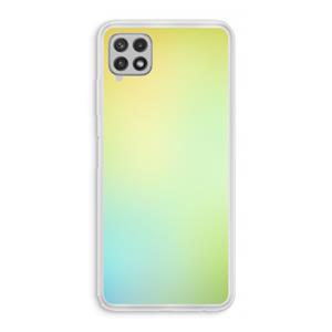 CaseCompany Minty mist pastel: Samsung Galaxy A22 4G Transparant Hoesje