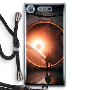 CaseCompany Ephemeral: Sony Xperia XZ1 Transparant Hoesje met koord