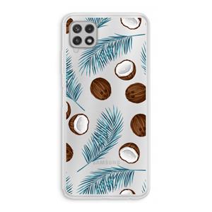 CaseCompany Kokosnoot roze: Samsung Galaxy A22 4G Transparant Hoesje