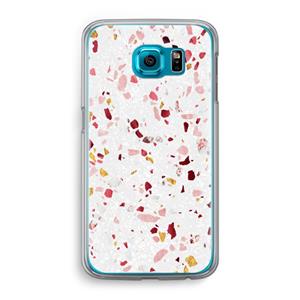 CaseCompany Terrazzo N°9: Samsung Galaxy S6 Transparant Hoesje