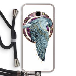 CaseCompany Golden Falcon: Samsung Galaxy J4 Plus Transparant Hoesje met koord
