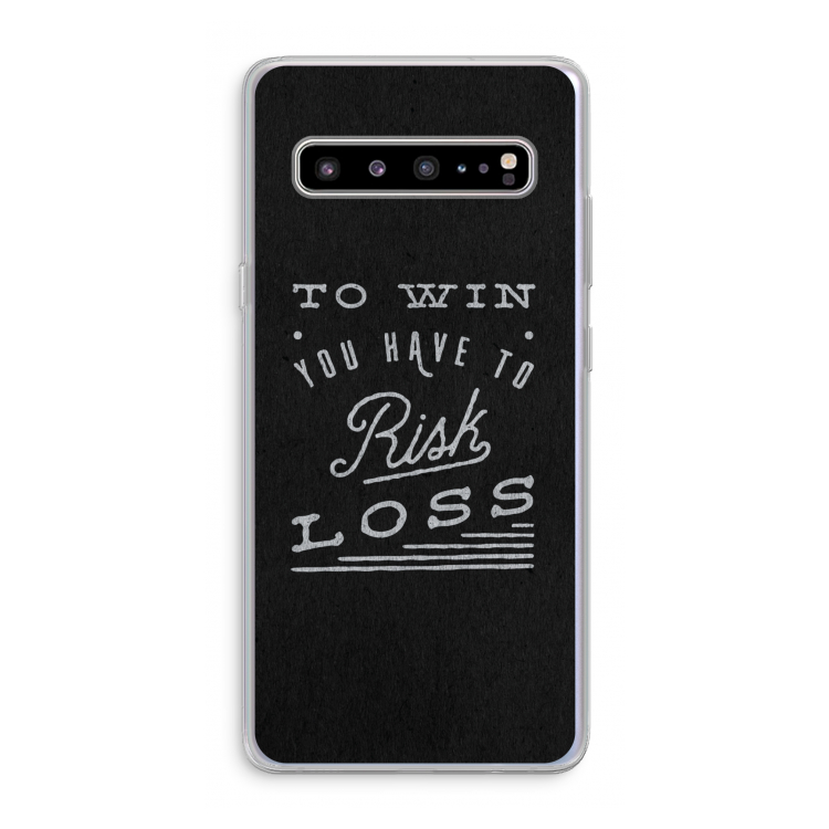 CaseCompany Risk loss: Samsung Galaxy S10 5G Transparant Hoesje
