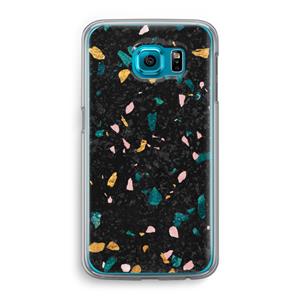 CaseCompany Terrazzo N°10: Samsung Galaxy S6 Transparant Hoesje