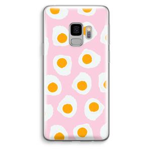 CaseCompany Dancing eggs: Samsung Galaxy S9 Transparant Hoesje