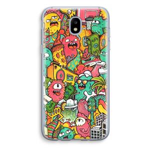 CaseCompany Vexx City: Samsung Galaxy J5 (2017) Transparant Hoesje