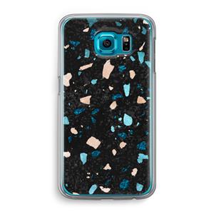 CaseCompany Terrazzo N°11: Samsung Galaxy S6 Transparant Hoesje